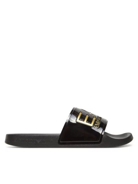 Klapki Emporio Armani czarne