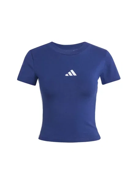 Prugasta majica Adidas plava