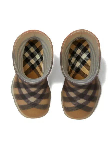 Botki dziecięce Burberry brązowe