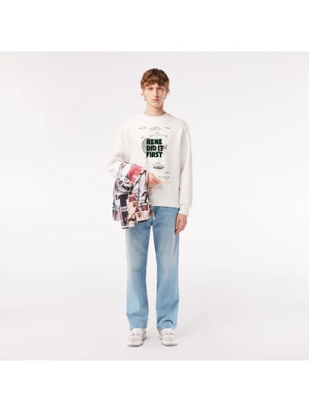 Lacoste толстовка унісекс бежева