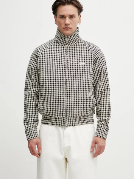 RHUDE Gingham Hamptons geacă de tranziție pentru bărbați cu lână