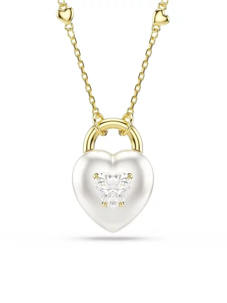 Palton Swarovski transparente alb