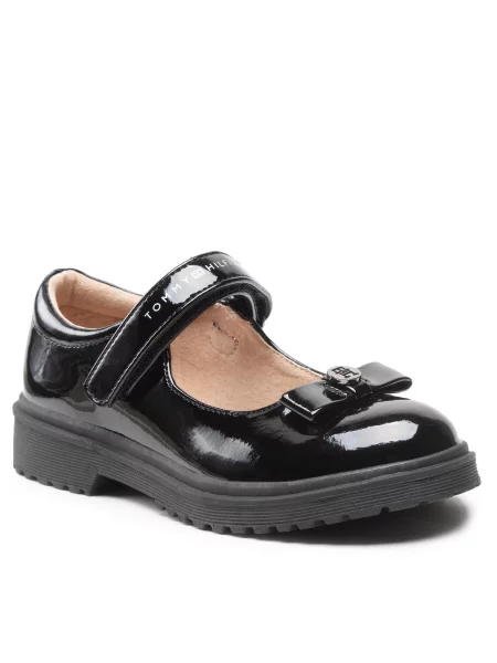 Tommy Hilfiger Nizki čevlji Ballerina M črna