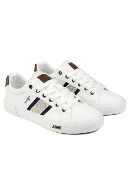 Buty sportowe do chodzenia Wrangler LOGAN LOW białe
