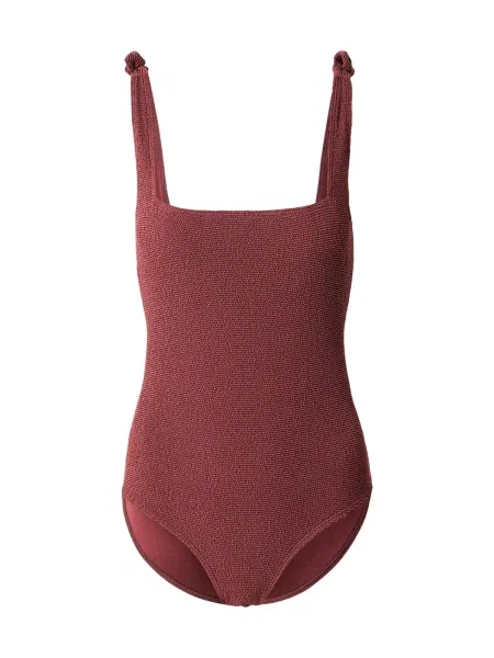 & Other Stories Costum de baie întreg burgundy roșu