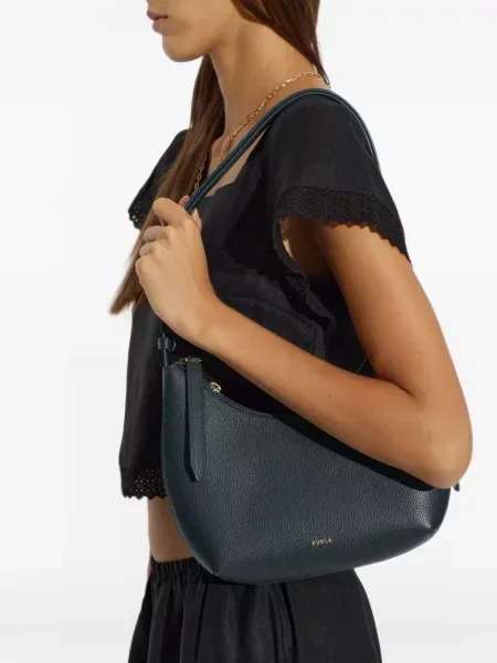 Geantă Furla din piele verde