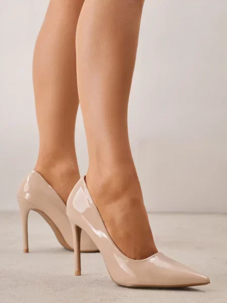 Pantofi stiletto Nipsey bej