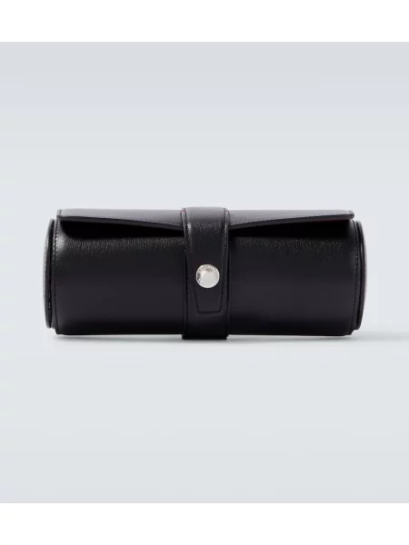 Ceas Brunello Cucinelli din piele negru