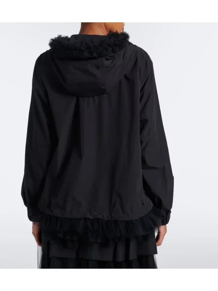 Tylová bunda Noir Kei Ninomiya čierna