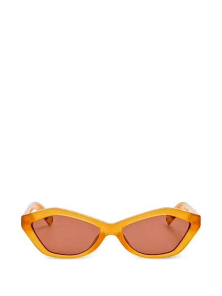 Ochelari de soare Jacquemus cu imprimeu geometric galben