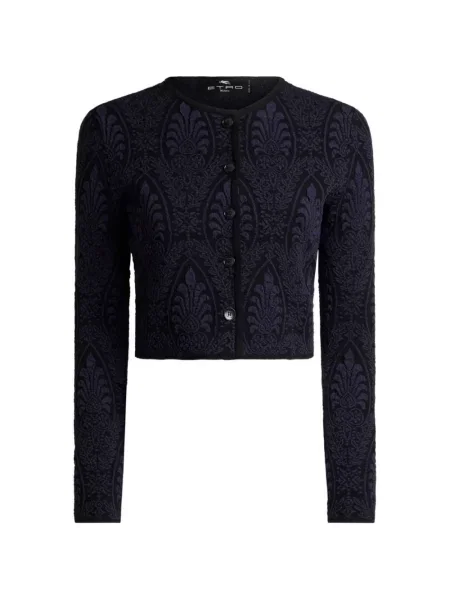 Decupat pandantiv Etro din jacard negru