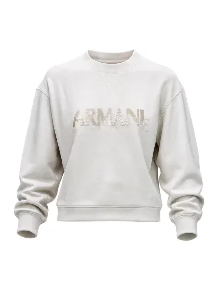 Bluza Armani Exchange beżowa