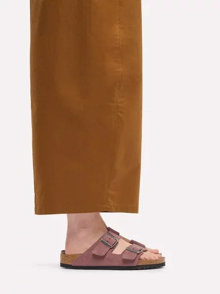 Замшевые шлепанцы Birkenstock