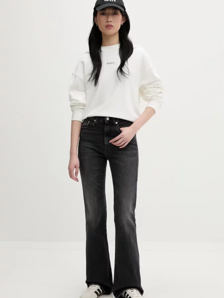Tommy Jeans rifle flare dámske čierna
