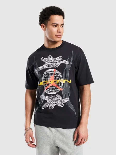 Jordan T-Shirt M J Hands Gfx Ss Crew czarna