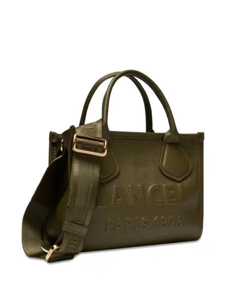 Geanta de piele Lancel din piele verde