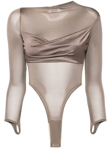 Top Oude Waag drapowany szary