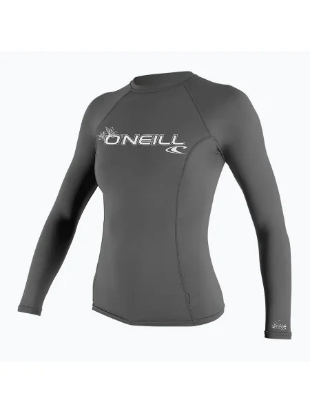 Tricou de înot pentru femei O'Neill Basic Skins Rash Guard negru