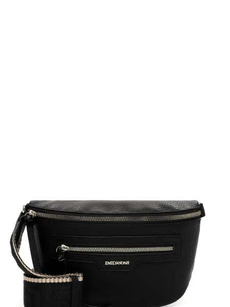 Emily & Noah Geantă de umăr Josepha' negru