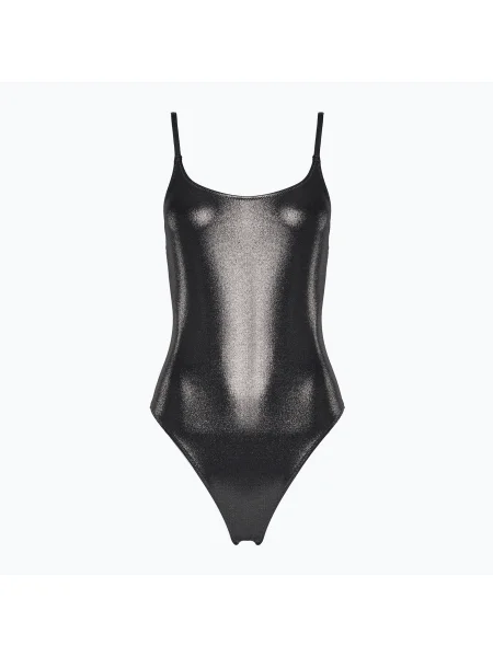 Dámske jednodielne plavky Calvin Klein Scoop Back Black čierna