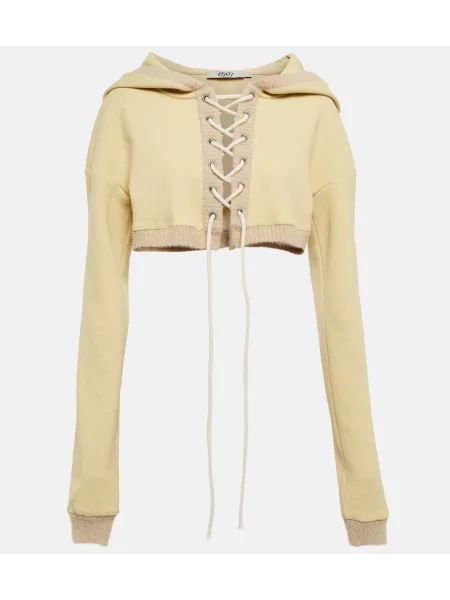 Hanorac cu glugă Didu din fleece bej