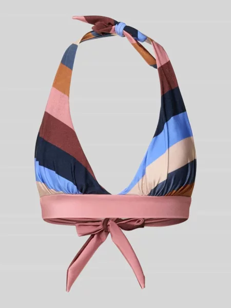 Góra od bikini z taśmą do wiązania Barts pomarańczowe