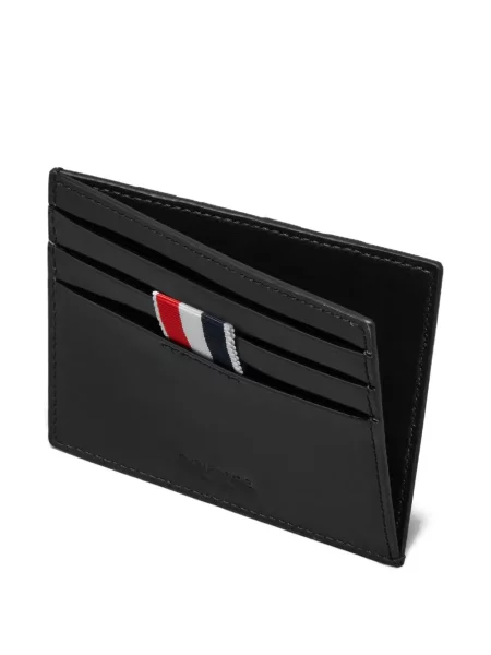 Portofel Thom Browne din piele negru