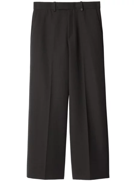 Pantaloni Burberry de lână maro