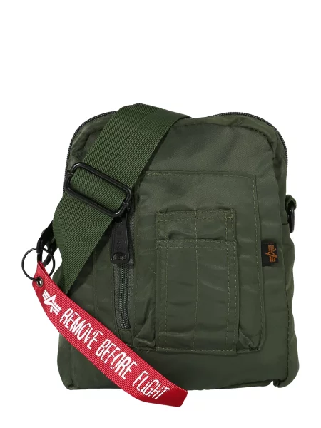 Geantă crossover Alpha Industries verde