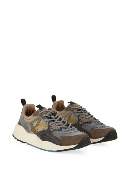 Szarvasbőr virágos sneaker Flower Mountain szürke