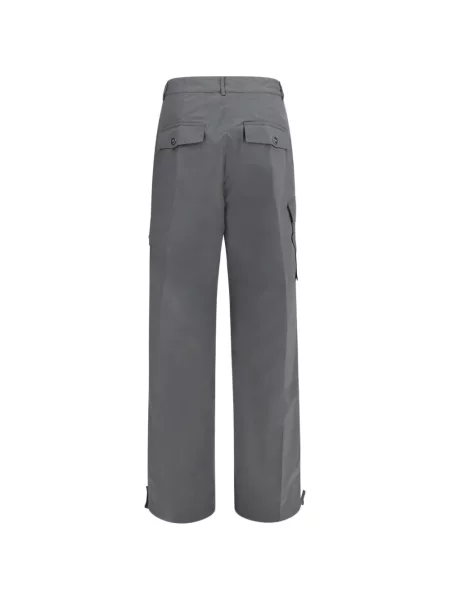 Pantaloni cargo Ganni gri