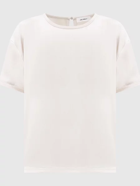 Блуза із шовку Lisa Yang бежева