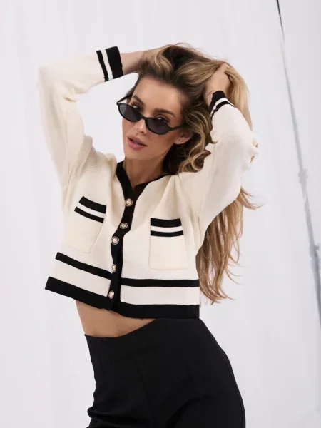 Kardigan Italy Moda crna