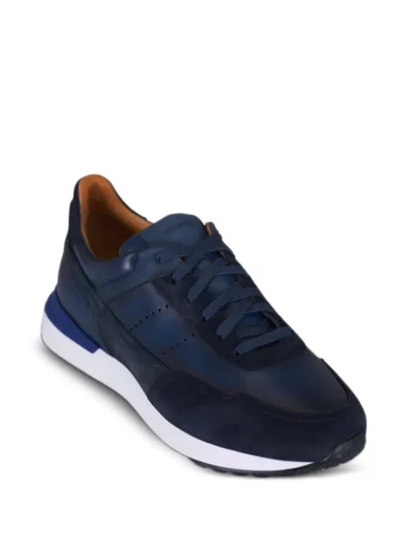 Fűzős csipkés sneaker Magnanni kék