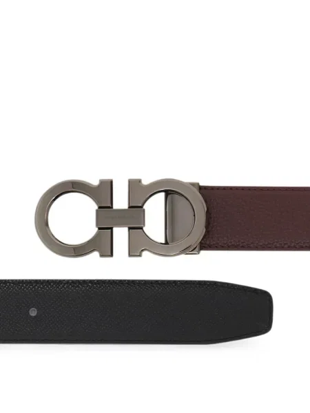 Cu centură reversibil curea Ferragamo maro