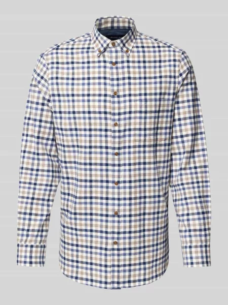 Koszula casualowa o kroju slim fit z kołnierzykiem typu button down Christian Berg Men