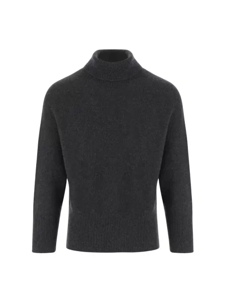 Sweter z golfem Giorgio Armani szary