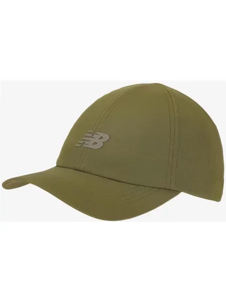 Czapka New Balance 6 Panel Performance V oliwkowy zielony