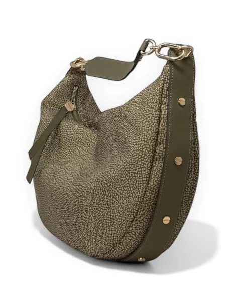 Geanta hobo Borbonese verde