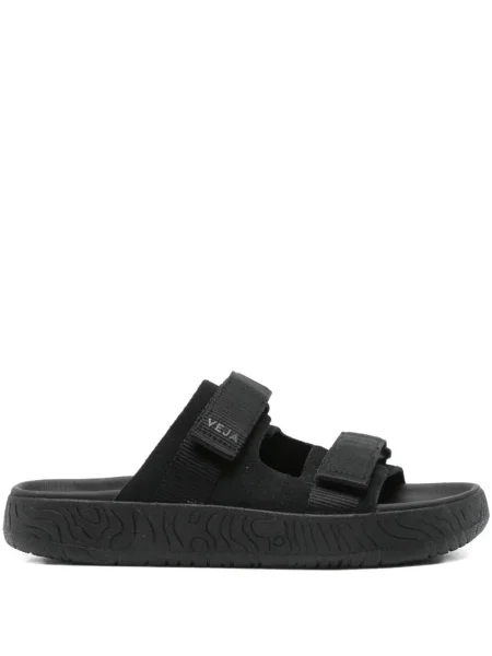 Sandale Veja din piele de căprioară negru