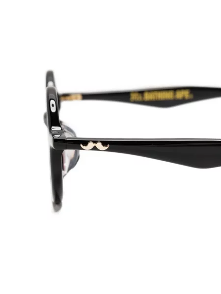Ochelari de soare A Bathing Ape® cu imagine negru