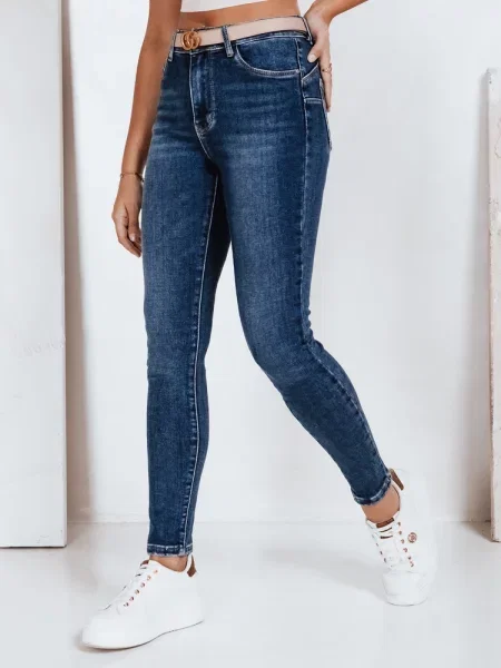 Jeansy push up Dstreet niebieskie