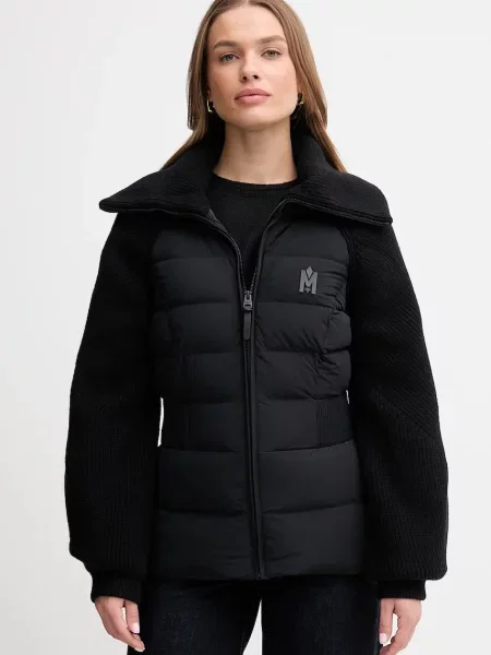 Шерстяной пуховик Mackage черный