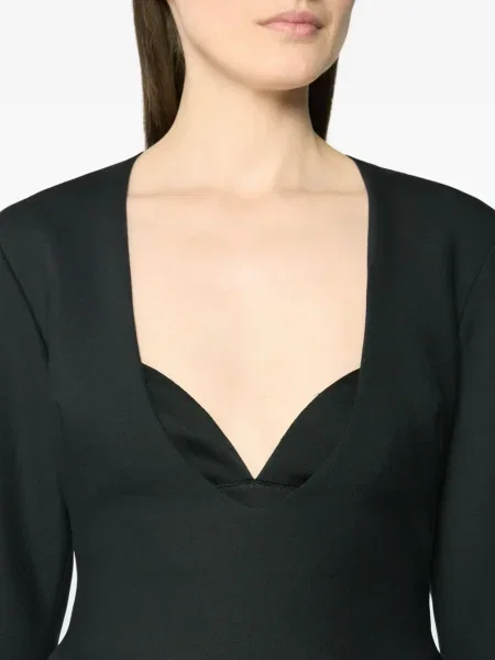 Cu peplum top Genny negru