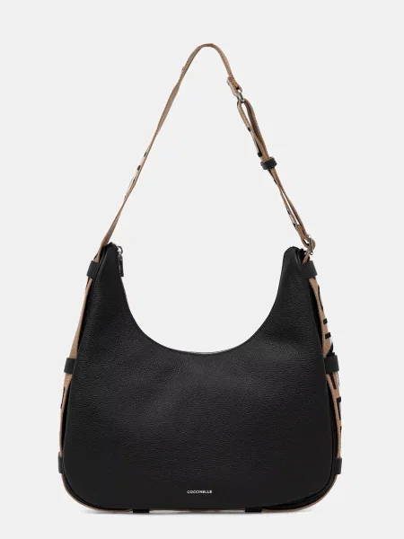 Coccinelle torebka skórzana RAQUEL czarny