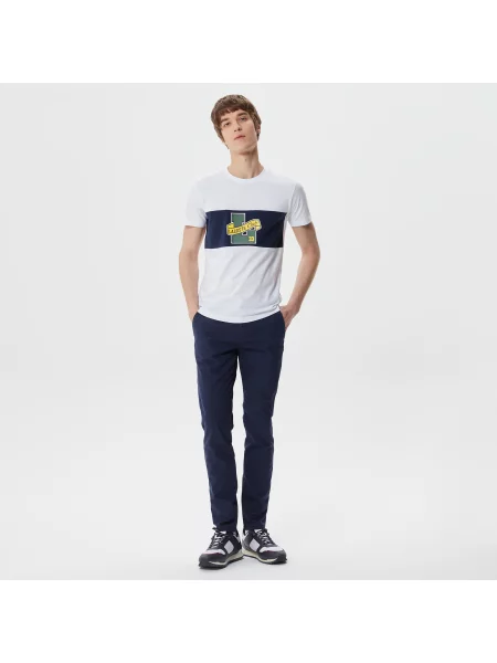 Lacoste Spodnie Lacoste granatowe