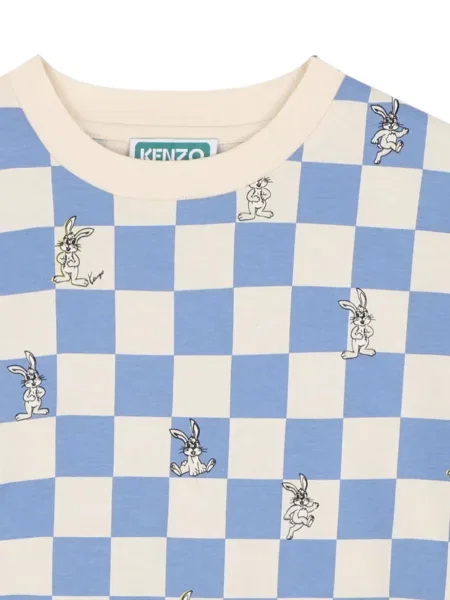Koszulka dziecięca Kenzo niebieska