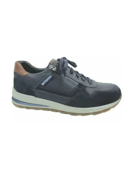 Sneakersy Mephisto zamszowe niebieskie