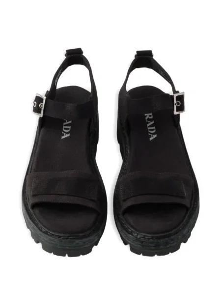 Sandale Prada din canvas negru