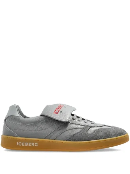 Sneakerși Iceberg din piele de căprioară gri